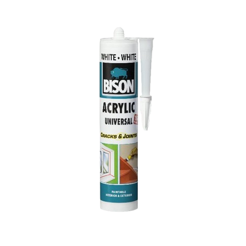Ermetic acrilic Bison Alb 300ml